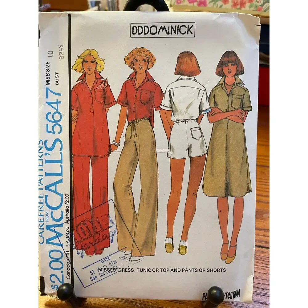 Vintage Sewing Pattern Lot Simplicity McCall’s Vogue Butterick 70s 80s Fashion